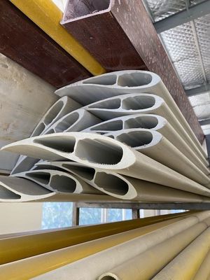 Special Desgined FRP Pultruded Profiles Bright Color Electric Insulation