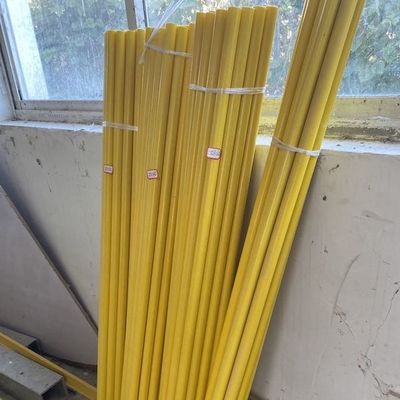 IEC60855 IEC61235 Orange FRP Round Tube For Drainage Industries