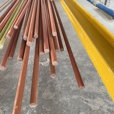 Antiwear 24mm Plastic Coated FRP Rods Bendable Pultruded Fiberglass Rod