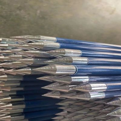16.5mm diameter FRP Rod with a metal tip on one side as marker post, javelins etc.