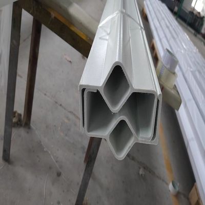 FRP Profile Made Specific Drawing Anti-aging With Vinyl Resin And Polyester Veil On Surface